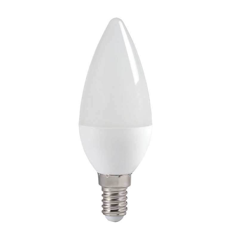 Лампа светодиодная ECO C35 свеча 7Вт 230В 4000К E14 ИЭК LLE-C35-7-230-40-E14