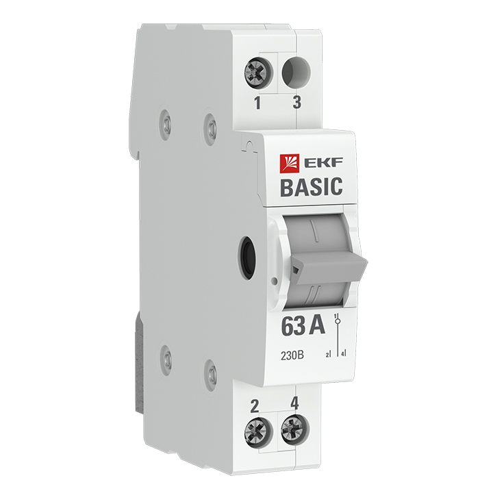 Переключатель трехпозиционный 1п 16А Basic EKF tps-1-16