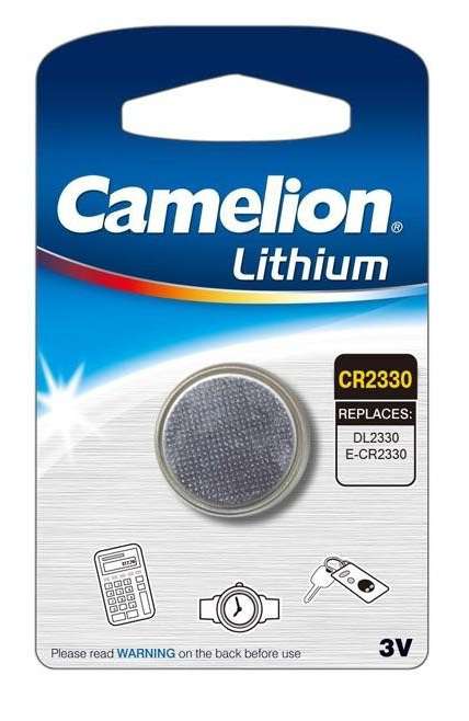Элемент питания литиевый CR CR2330 BL-1 (блист.1шт) Camelion 3074