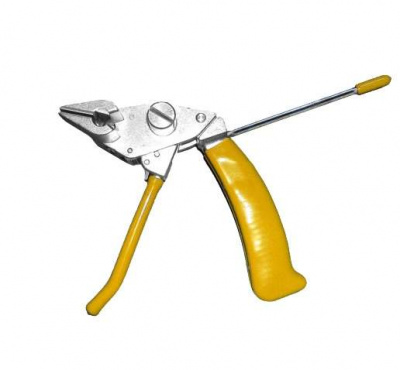 Инструмент для натяжения и резки стальной ленты с храповым механизмом и переставной рукоятью SHTOK 23004